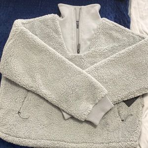 Backcountry gray fleece 1/4 zip